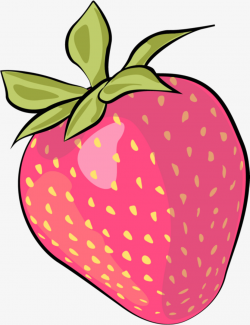 Cartoon Red Strawberry, Cartoon Clipart, Strawberry Clipart, Cartoon ...