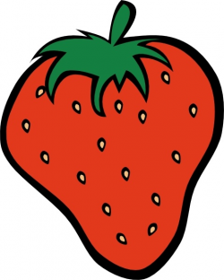 Strawberry clip art Free vector in Open office drawing svg ( .svg ...