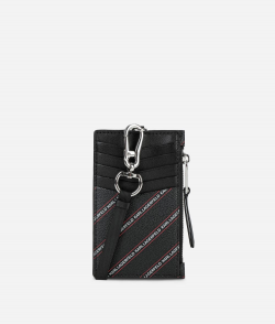 K/Stripe Logo Badge Holder | Karl Lagerfeld Collections | By ...