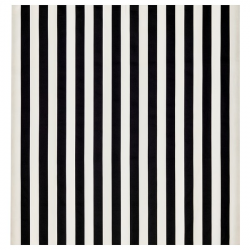 Fabric SOFIA wide stripe, black/white