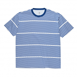 Polar Skate Co. Stripe Logo Tee Dark Blue