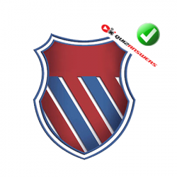 Red and blue stripe Logos