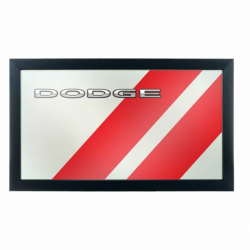 Dodge Big Stripe Logo Wall Mirror