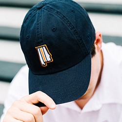 State Logo Power Stripe Navy Cap