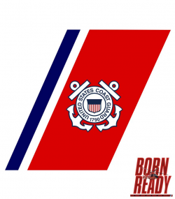 USCG Racing Stripe Coast Guard Decal