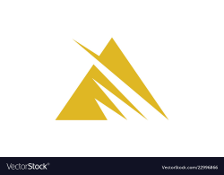 Triangle stripe logo