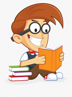 Free Reading People Cliparts - Student Clipart Transparent ...