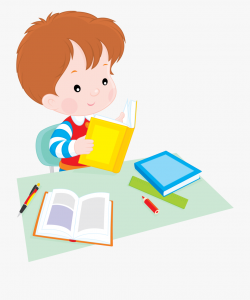 Reading Clip Art Transprent Png - Student Reading ...