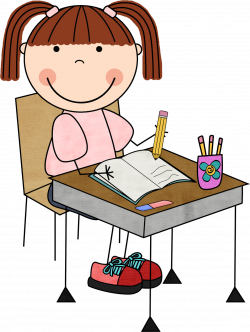Girl student working clipart clip art library - WikiClipArt