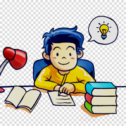 Study Cartoon clipart - Student, Education, School ...