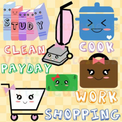 Planner Clipart, To Do List, Weekly, Work, Study, Cart ...