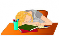 Tired student clipart - Clip Art Library