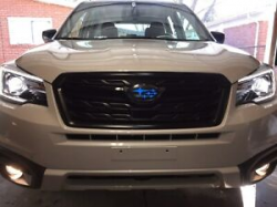 Details about 2012 - 2018 Subaru Forester REFLECTIVE BLUE Carbon Fiber  Emblem Overlay Badge