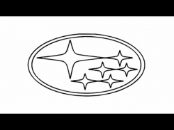 How to Draw the Subaru Logo - YouTube