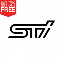 STi Logo Vinyl Decal | Vinyl decals, Decals, Logos