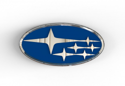 Subaru logo | 3D CAD Model Library | GrabCAD