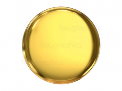 Gold button PNG - Fox Graphics
