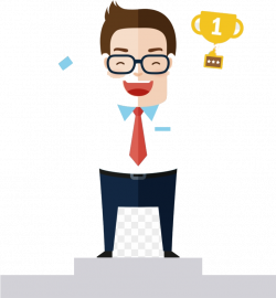 Success Professional Clipart Successful Person Transparent ...