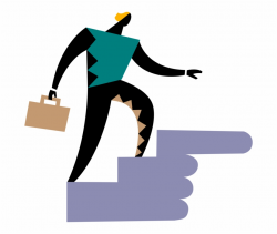 Businessman Clipart Successful - Path Of Success Vector ...