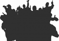 Crowd Human behavior Desktop Wallpaper Black & White - M ...