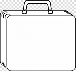 Suitcase Baggage , Suitcase Coloring Page transparent ...