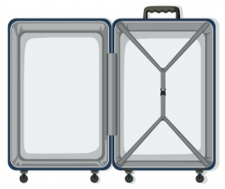 An empty travel luggage - Download Free Vectors, Clipart ...
