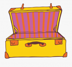 Suitcase Clipart Open Vintage - Suitcase, Cliparts ...
