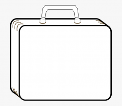 Suitcase Luggage Outline Travel - Free Suitcase Clip Art ...