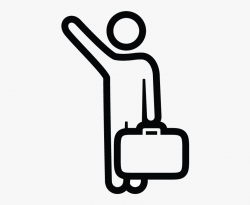 Luggage Vector Travel Person - Png Travel Free Icon #1166695 ...