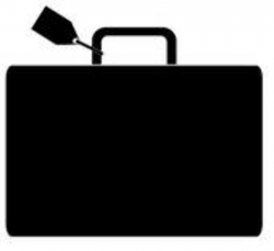 black silhouette of luggage | Clipart Panda - Free Clipart ...