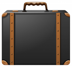 Black and Brown Suitcase PNG Clipart Image | Gallery ...
