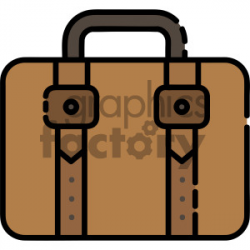 suitcase vector royalty free icon art . Royalty-free icon # 405405