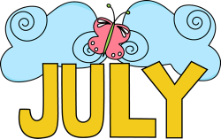 July Clip Art - July Images - Month of July Clip Art | months | July ...