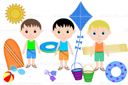 Kids Summer Clipart | Free download best Kids Summer Clipart on ...