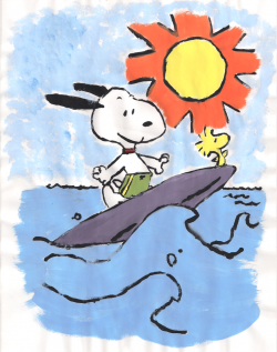 Snoopy Wallpaper Summer - Clip Art Library