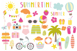 Summer time | SUMMER & BEACHES | Summer font, Clip art, Summer clipart