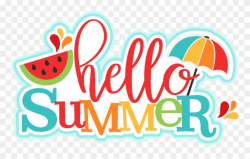 Silhouette Design, Summertime, Die Cutting, Hello Summer, - School ...