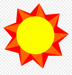 Sun - Red And Yellow Sun Clipart (#611889) - PinClipart