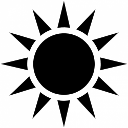 Sun Silhouette Vector at GetDrawings.com | Free for personal use Sun ...