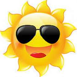 Smiling Sun Clip Art - Royalty Free - GoGraph