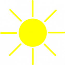 Sun Yellow Clip Art at Clker.com - vector clip art online, royalty ...