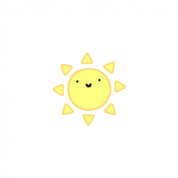 sun kawaii sky cute yellow emot aesthetic tumblr sticke...