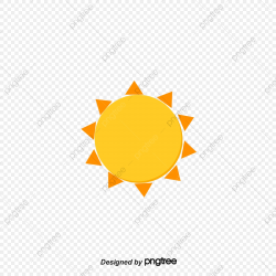 Vector Yellow Stereo Cartoon Small Sun, Cartoon Vector, Sun ...