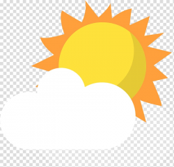 Yellow cartoon sun transparent background PNG clipart ...