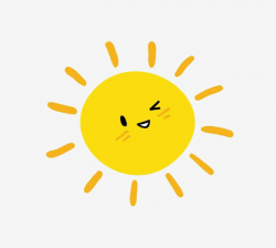 Vector Cartoon Sun, Cartoon Clipart, Sun Clipart, Sunshine ...