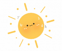 Sun Clipart Kawaii - Cute Kawaii Sun Clipart | Transparent ...