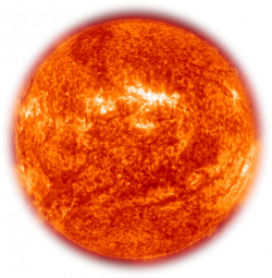 Red Burning Sun transparent PNG - StickPNG
