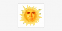 Transparent Sun Teletubbies - Nicolas Cage Transparent PNG ...
