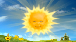 The Teletubbies baby who played a giggling sun looks very ...