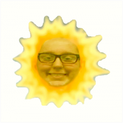 \'Sloane as the sun from the teletubbies\' Art Print by JillianLaManna